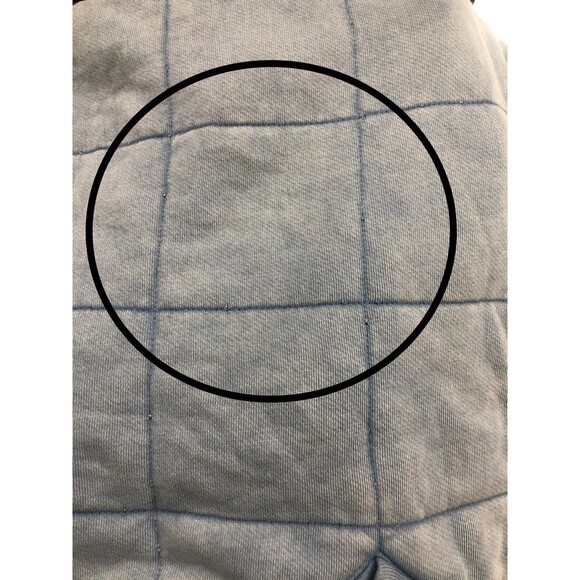 Free People Dolman Quilted Knit Jacket Top Oversized Zip-up Slouchy L NWD 284526 - Picture 9 of 9